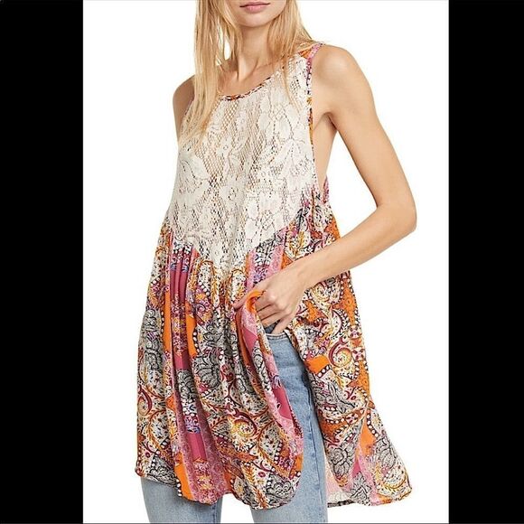 Free People Intimately Count Me In Trapeze Top - Picture 3 of 14